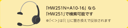 型番はココ（裏）にあります