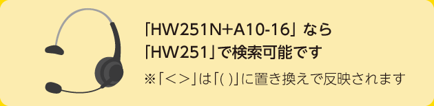 型番はココ（裏）にあります